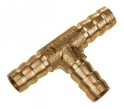 Acople de bronce union en T