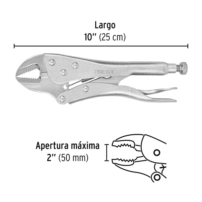 Alicate de presion 10" recta Pretul - 2