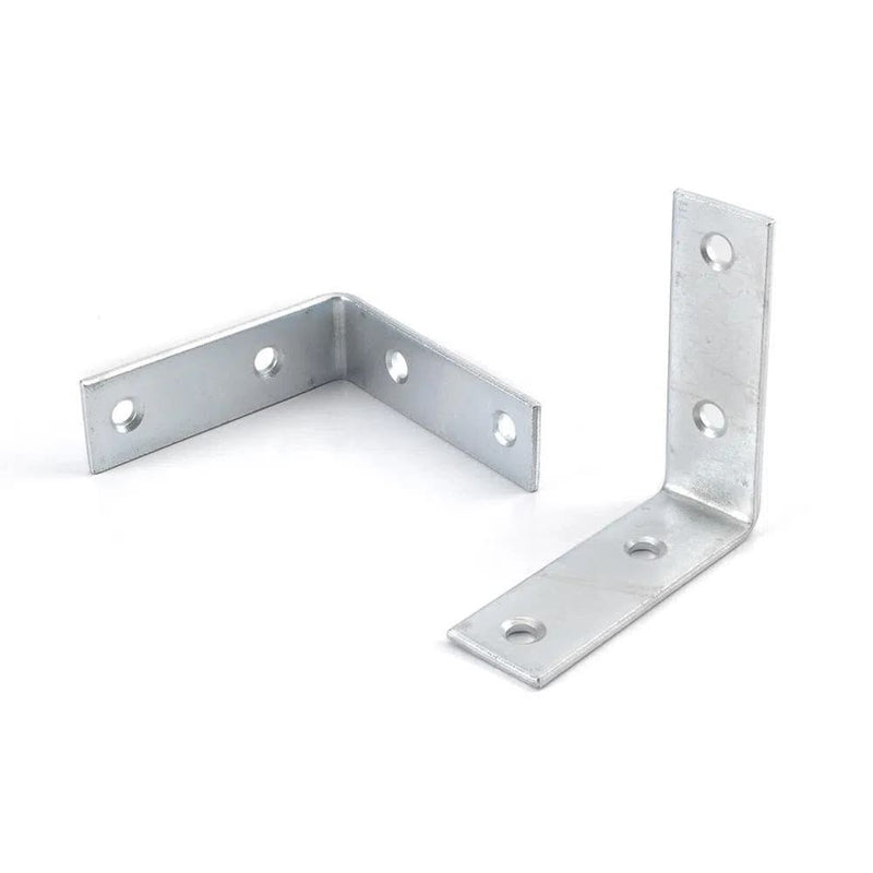 Angulo zincado de metal de 2"
