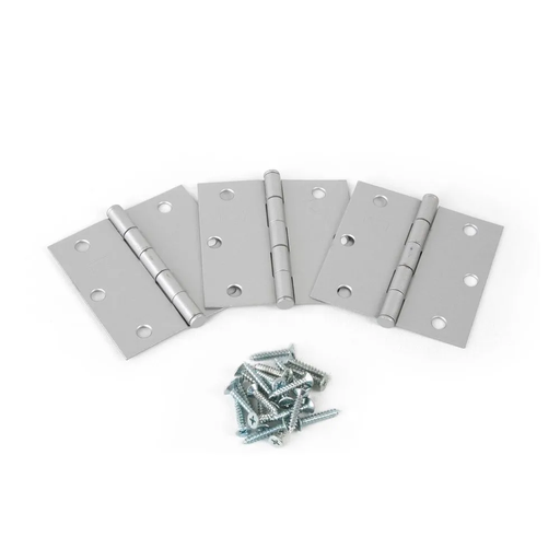 Bisagra capuchina aluminizada 3.5" x 3.5" Glami x Caja 12 Unid