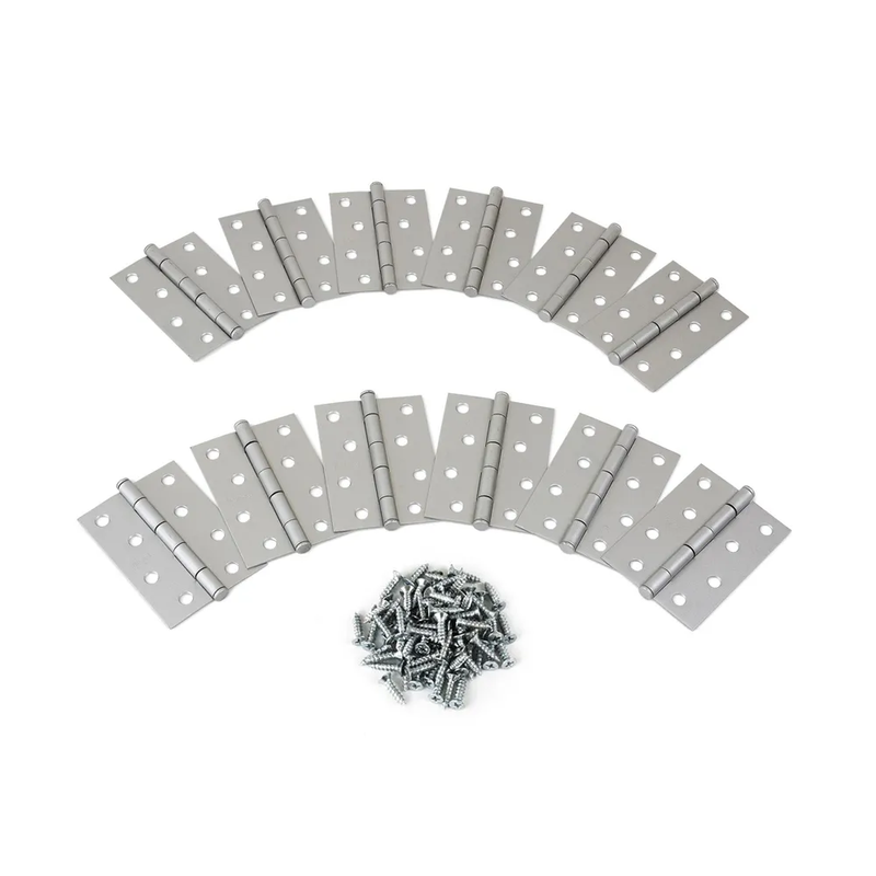 Bisagra capuchina aluminizada 4" x 3" Glami x Caja 12 Unid