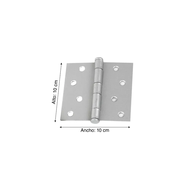 Bisagra capuchina aluminizada 4" x 4" Glami x Unidad