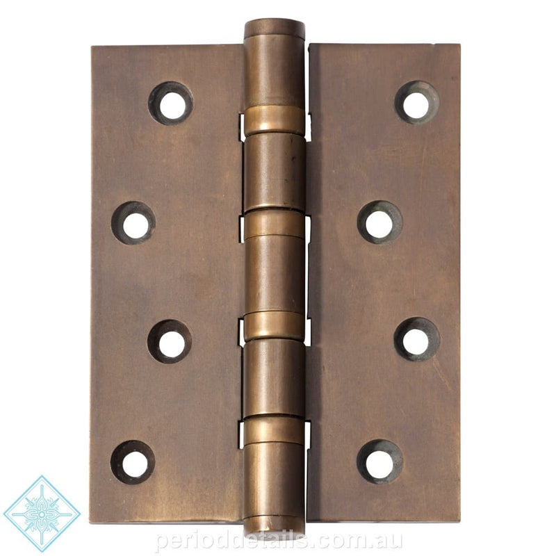 Bisagra capuchina con rodamiento para puerta bronce antiguo 4" x 3"