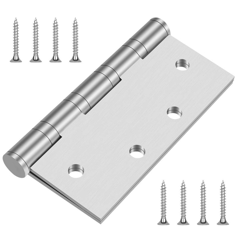 Bisagra capuchina con rodamiento para puerta de acero inoxidable 4-1/2" x 4"