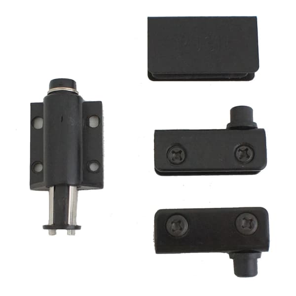 Bisagra para vidrio push simple 1 puerta