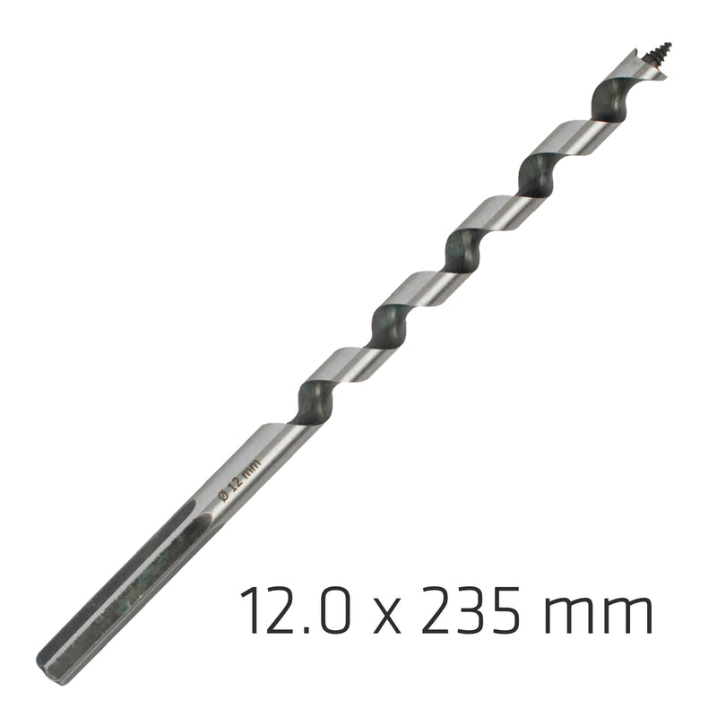 Broca larga para madera 12x235mm Alpen