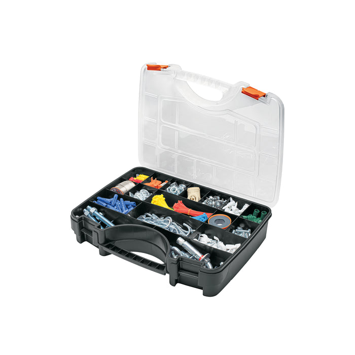 Caja organizador 17" 17 compartimientos Truper