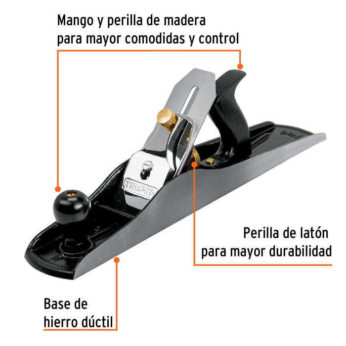 Cepillo de carpintero #6  truper - 2