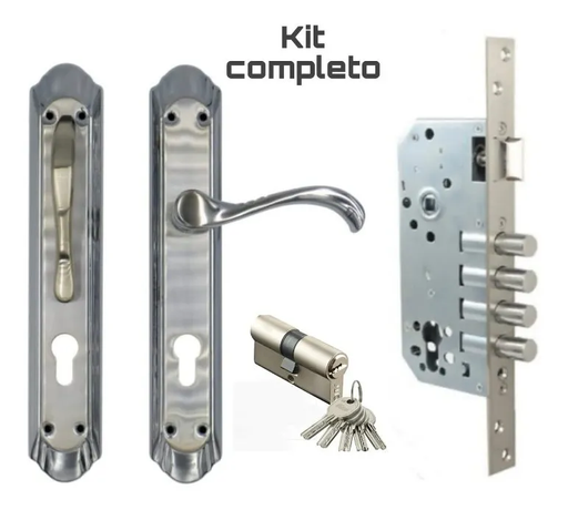 Cerradura de embutir manija galassia derecha Spainox