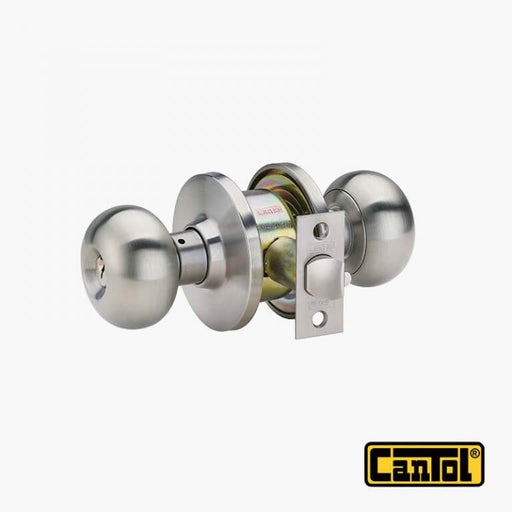 Cerradura de pomo para dormitorio acero Donut Cantol