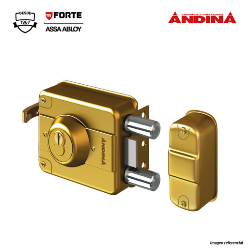 Cerradura de sobreponer 240 Andina