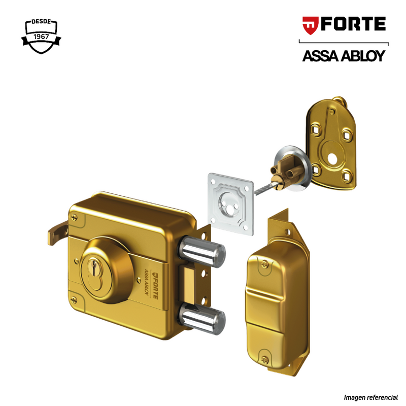 Cerradura de sobreponer blindada 940 Forte
