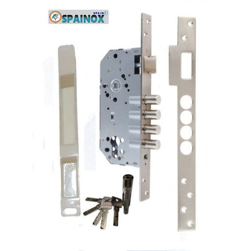 Cerradura empotrada 2 golpes Spainox