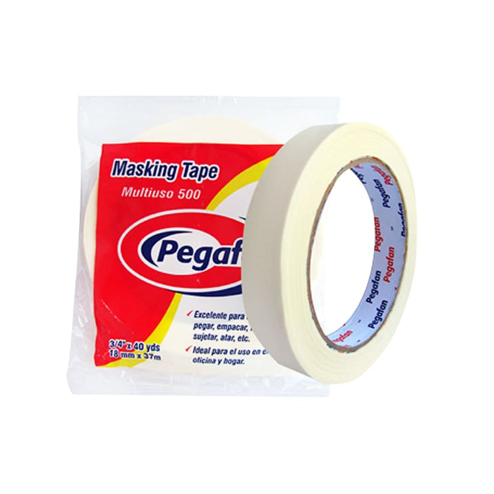 Cinta masking tape 3/4" Pegafan