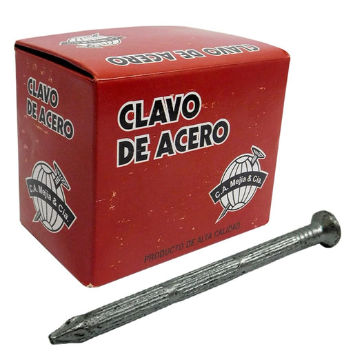 Clavo para cemento estriado 3.5x50mm (Caja de 500 grs)