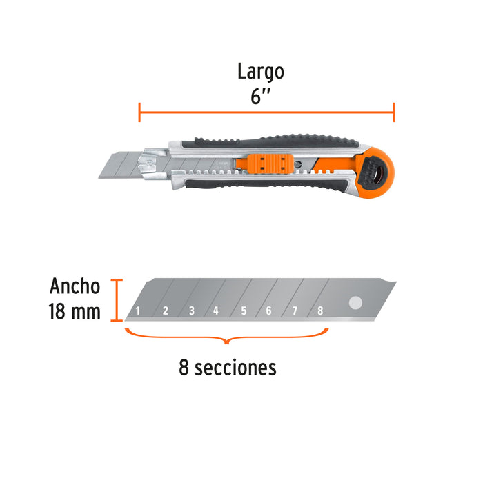 Cutter profesional metalico 6" Truper - 1