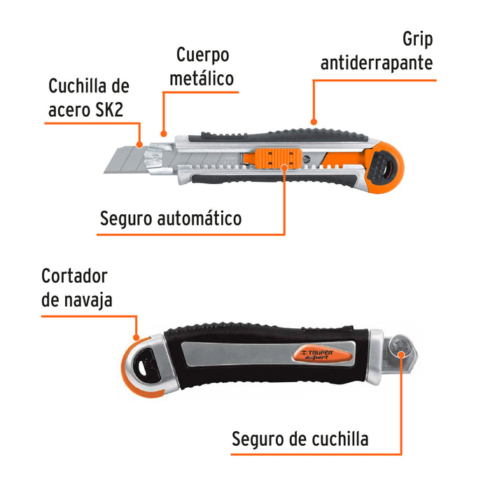 Cutter profesional metalico 6" Truper - 2