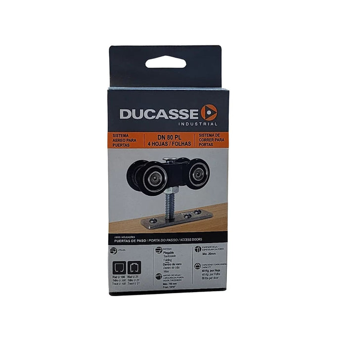 Sistema plegadizo para puerta DN 80 PL 4 Hojas Ducasse