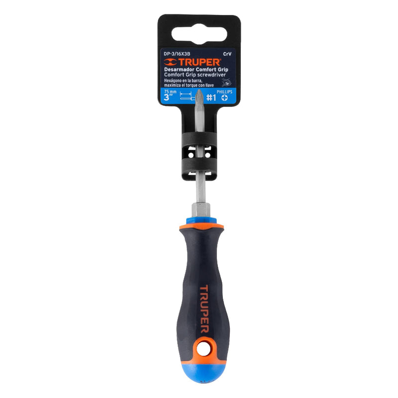 Desarmador estrella 3/16"x3" Truper
