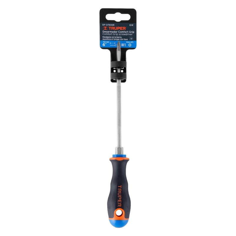 Desarmador estrella 3/16"x6" Truper