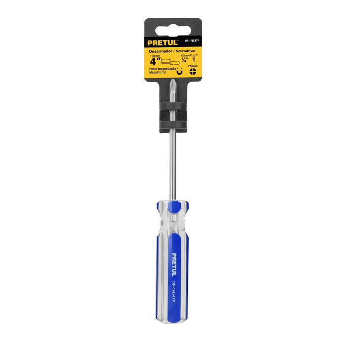 Desarmador estrella 1/4"x4" Pretul