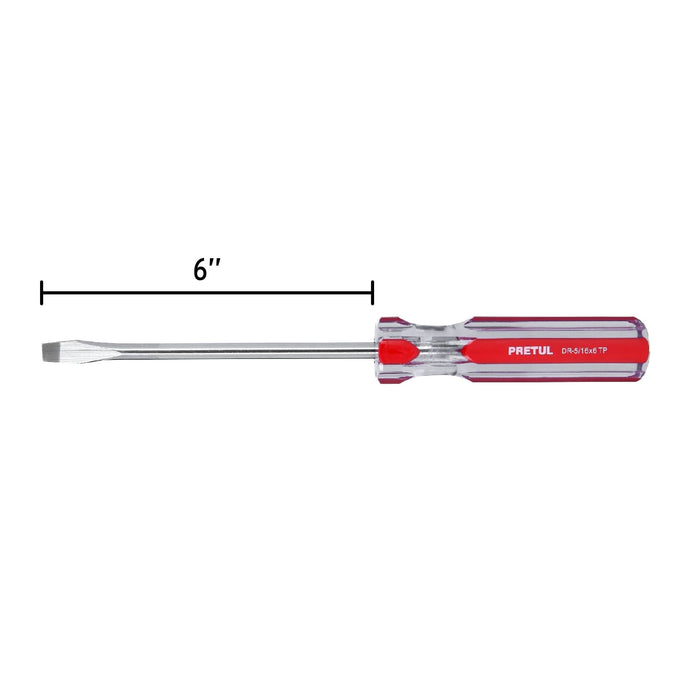 Desarmador plano 5/16x6 Pretul - 2