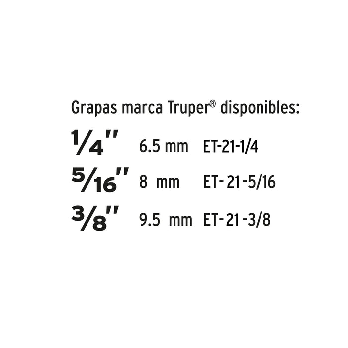 Engrapadora de madera 6-10mm Truper - 3