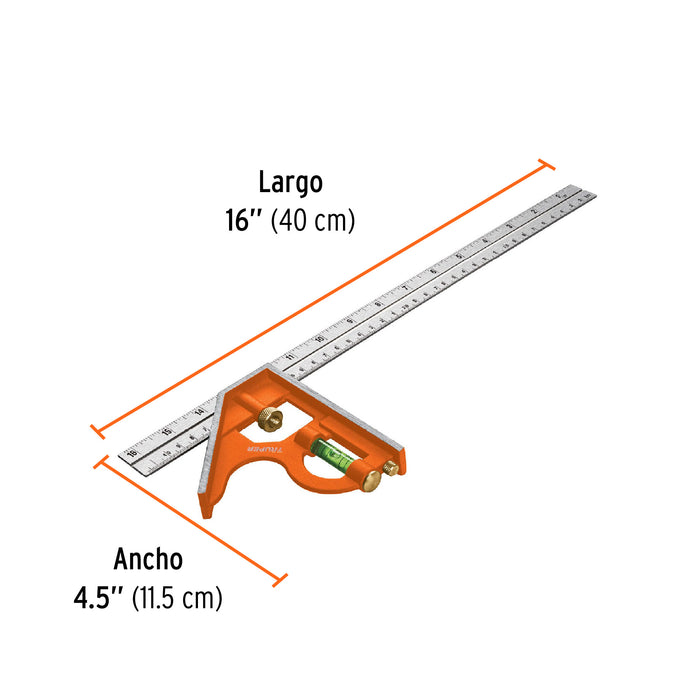 Encuentra escuadras de combinación robustas para construcción