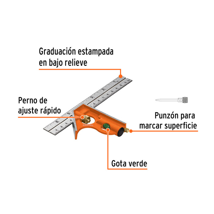 Compra escuadras de combinación duraderas en oferta