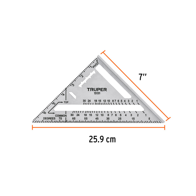 Escuadra rapida 7" Truper