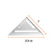 Escuadra triangular carpintero de aluminio 7" 15131 Truper - 3