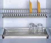 Escurridor de platos y tazas acero inoxidable 80cm-3