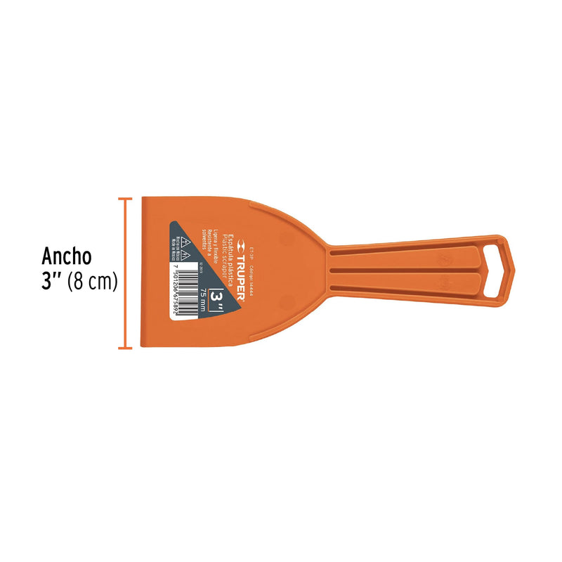 Espatula de plastico 3 Truper