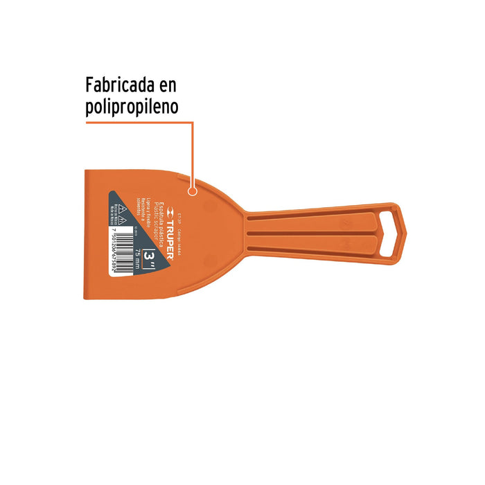 Espatula de plastico 3 Truper - 2