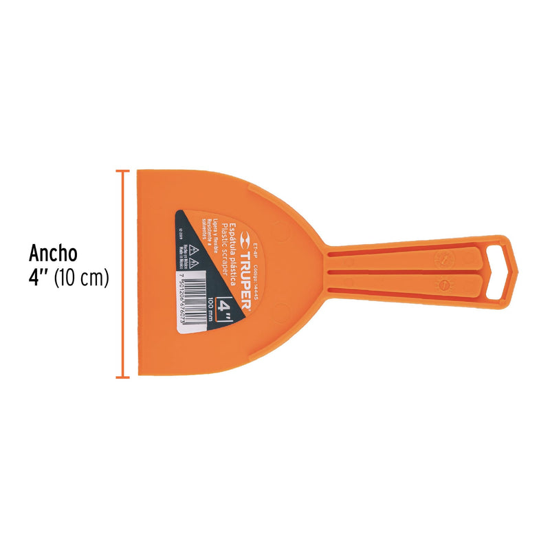 Espatula plastico 4 Truper