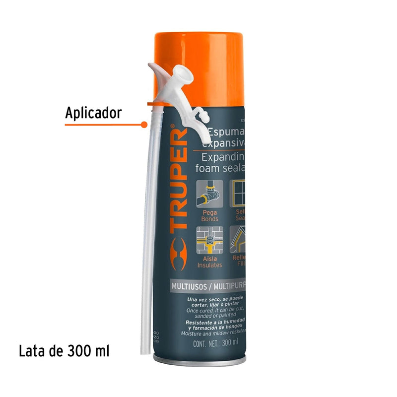 Espuma expansiva poliuretano 300 ml Truper
