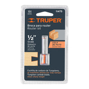 Fresa para ruteadora Cola De Pato 1/2" 11475 Truper - 2