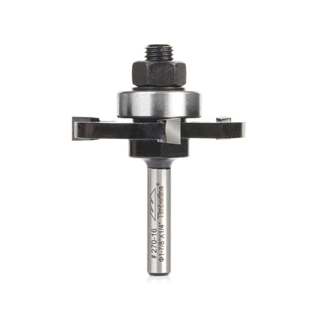 Fresa para ruteadora Corte Ranurado 3 Alas 1/4" 270-16 Timberline - 1