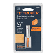 Fresa para ruteadora Recta 2 filos  1/4"X1/4"x20mm 11452 Truper - 2