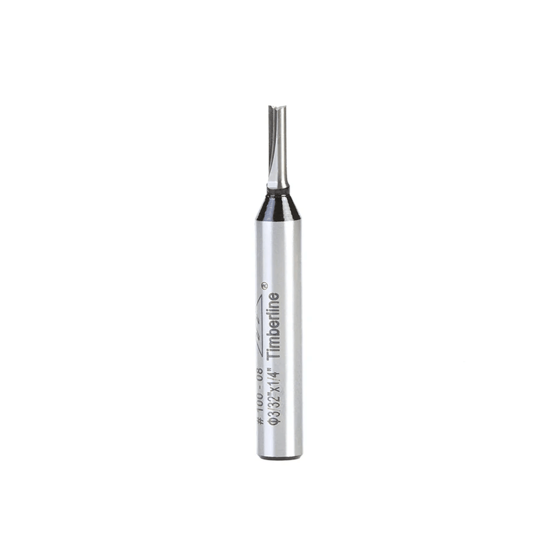 Fresa para ruteadora Recta 2 filos 1/4"X3/32" 100-08 Timberline - 1