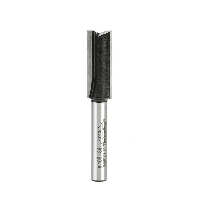 Fresa para ruteadora Recta 2 filos 1/4"X3/8" 100-34 Timberline - 1