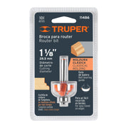 Fresa para ruteadora moldura clasica 1-1/8" 11486 Truper - 2