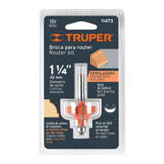 Fresa para ruteadora redondeado con moldura 1-1/4" 11473 Truper - 2