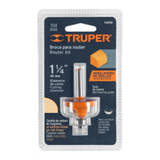 Fresa para ruteadora redondeadora 1-1/4" 11470 Truper - 2