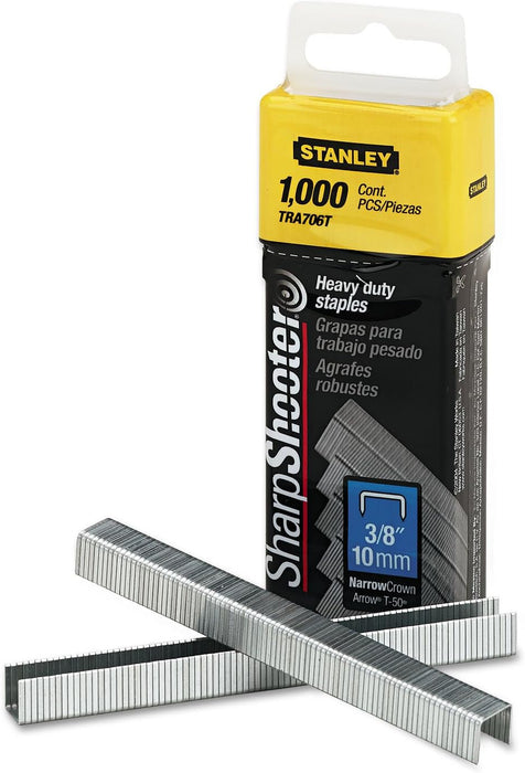 Grapa para engrapadora uso pesado 3/8" Stanley