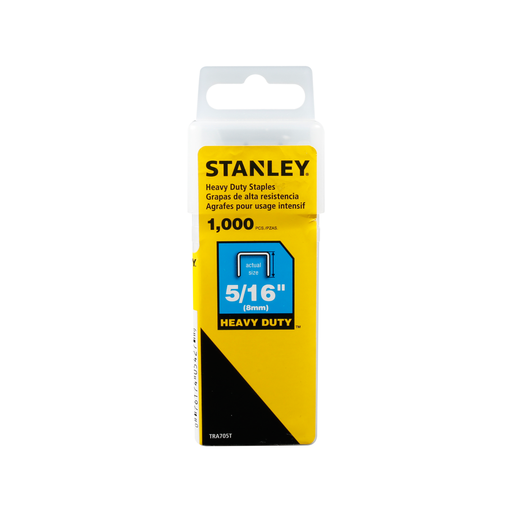 Grapa para madera 5/16" x 1000 pzas Stanley