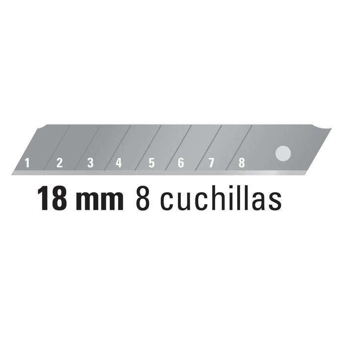 Hoja de cutter 18mm Truper - 1