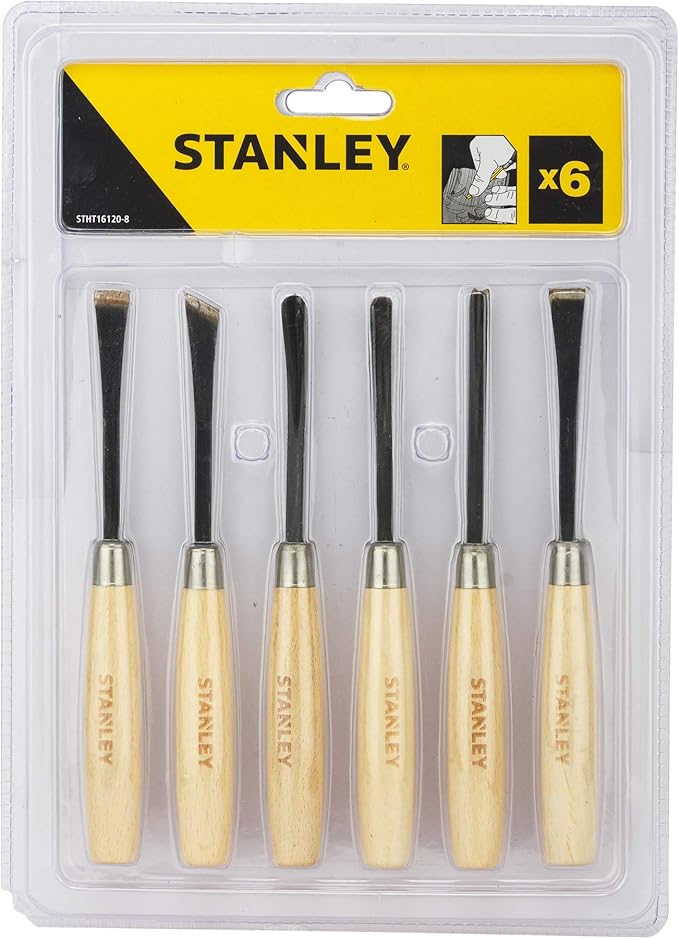Juego de gubias para tallar madera Stanley
