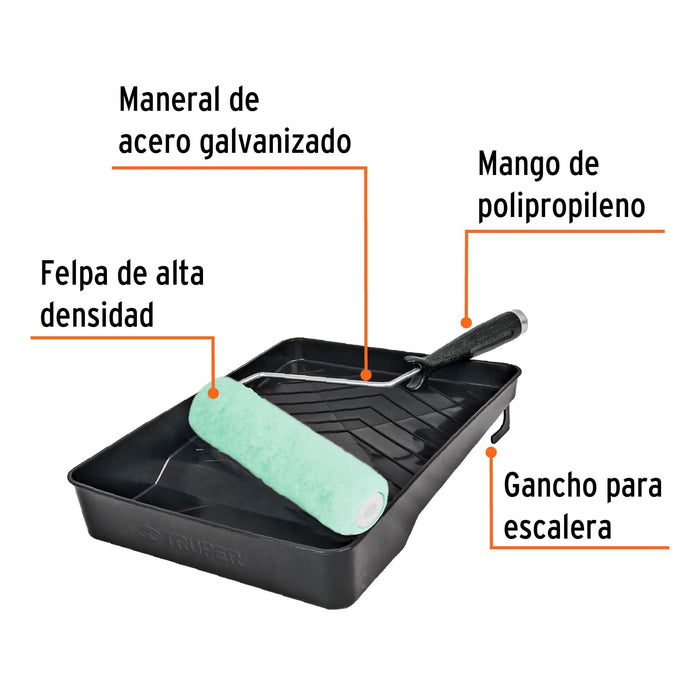 Kit de rodillo para pintar 9"