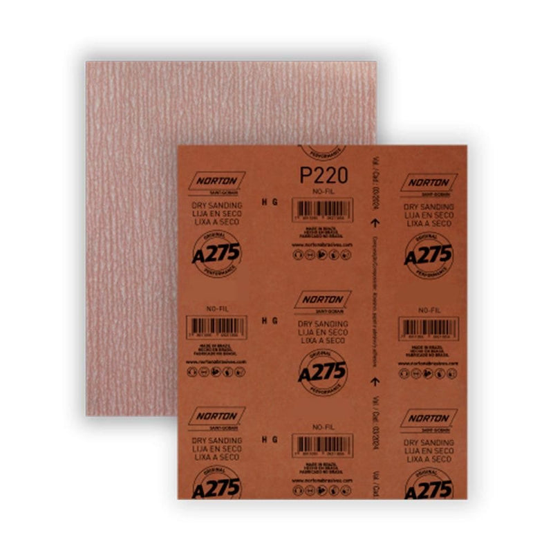 Lija para madera 220 A275 Norton